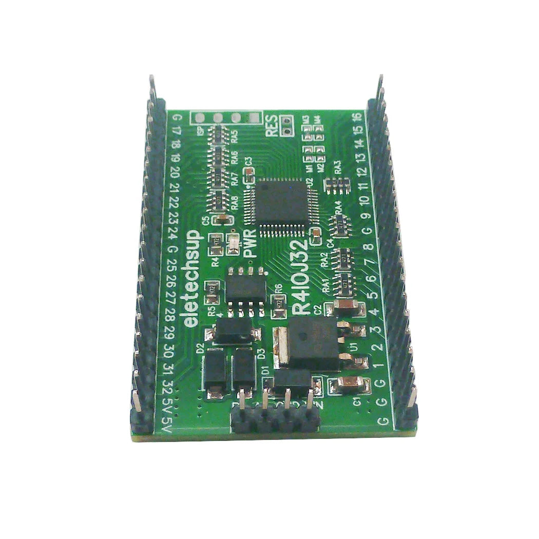 R4IOJ32 32CH RS485 2.54mm Pin Core Board Modbus Rtu Input and Output Control PLC HMI Remote IO Expanding Board R4IOJ32 DC 5V 12V 24V
