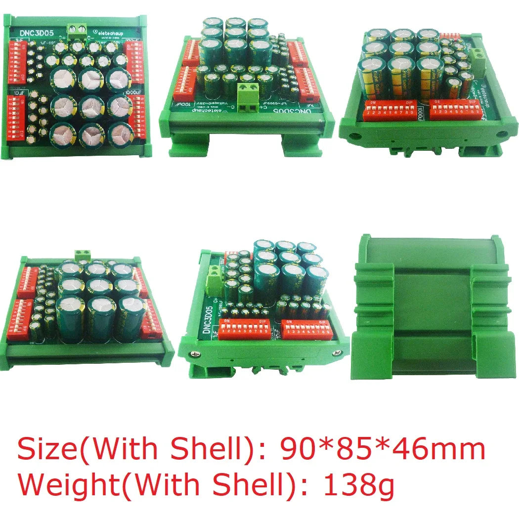 DNC3D05 1uF To 9999uF 10mF Large-Capacity Programmable Adjustable Electrolytic Capacitors Module for Electronic Circuit Development