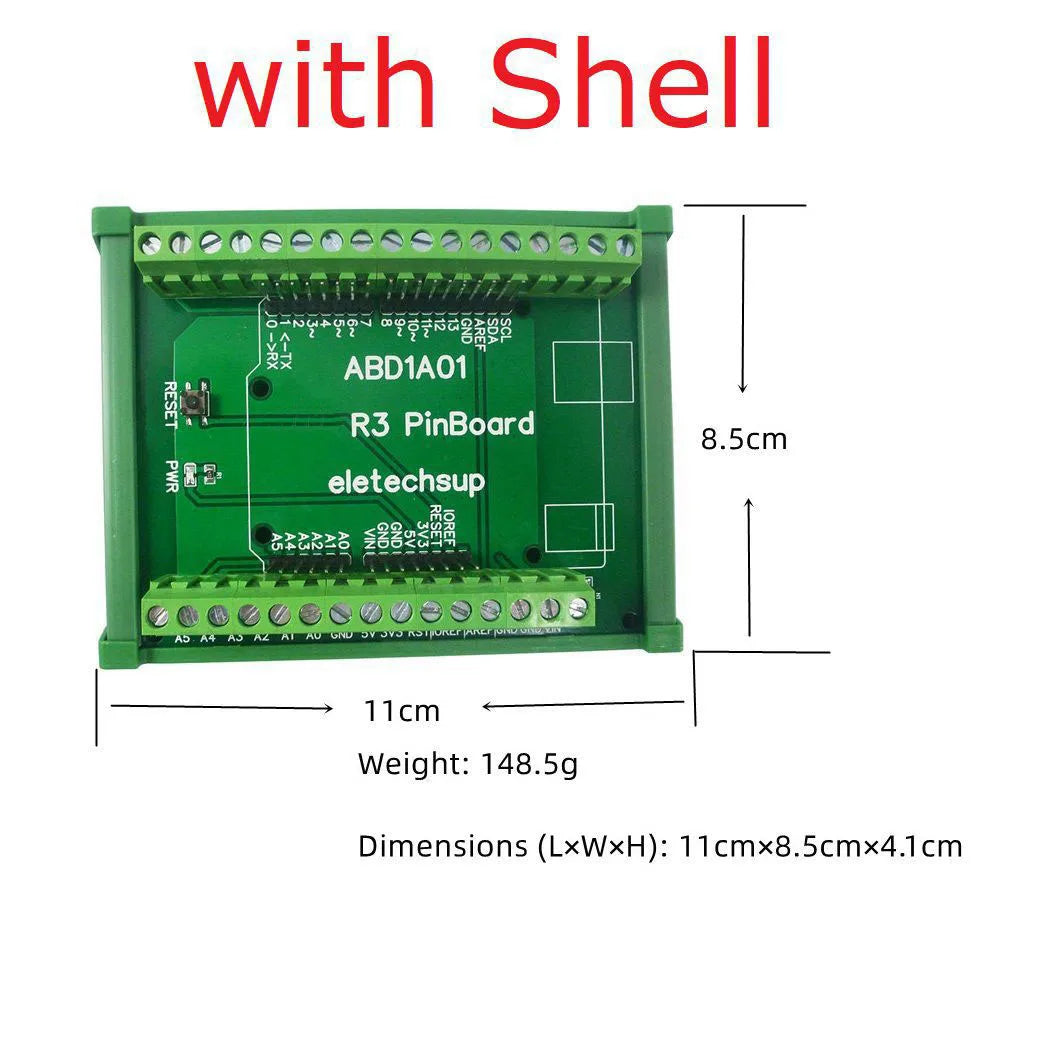 ABD1A01 For R3 Shield DIN Rail Mount Screw Terminal Block Adapter Module for Arduiuo PLC Industrial equipment