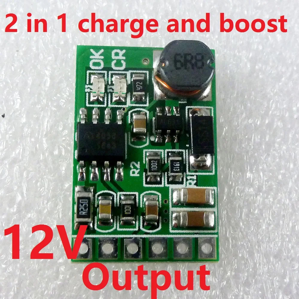 DD05CVSA 6W 5V 6V 9V 12V UPS mobile power Diy Board Charger & Step-up DC DC Converter Module for 18650 lithium battery