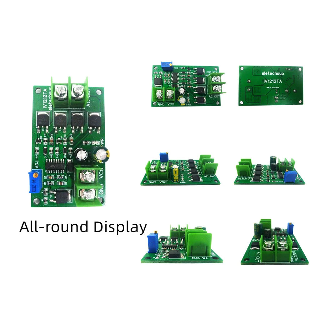 IV1212TA 200W DC 12V to AC 12V Inverter 50Hz Square Wave Signal Generator Module 12W AC 12V to 220V Power Transformer Board