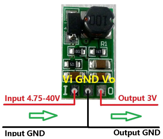 DD4012SA DC DC Step-Down Buck Converter Voltage Regulator Module for Arduiuo Pro mini breadboard