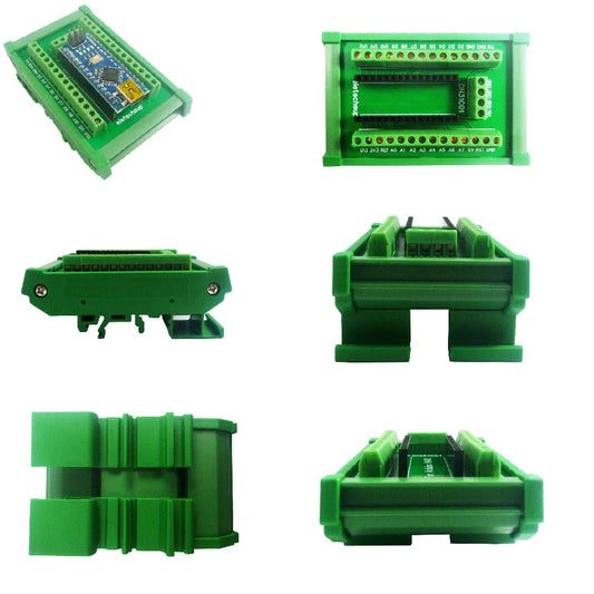 DN31C01 DIN Rail Mount Screw Terminal Block Adapter Module For Arduiuo NANO V3.0 Board