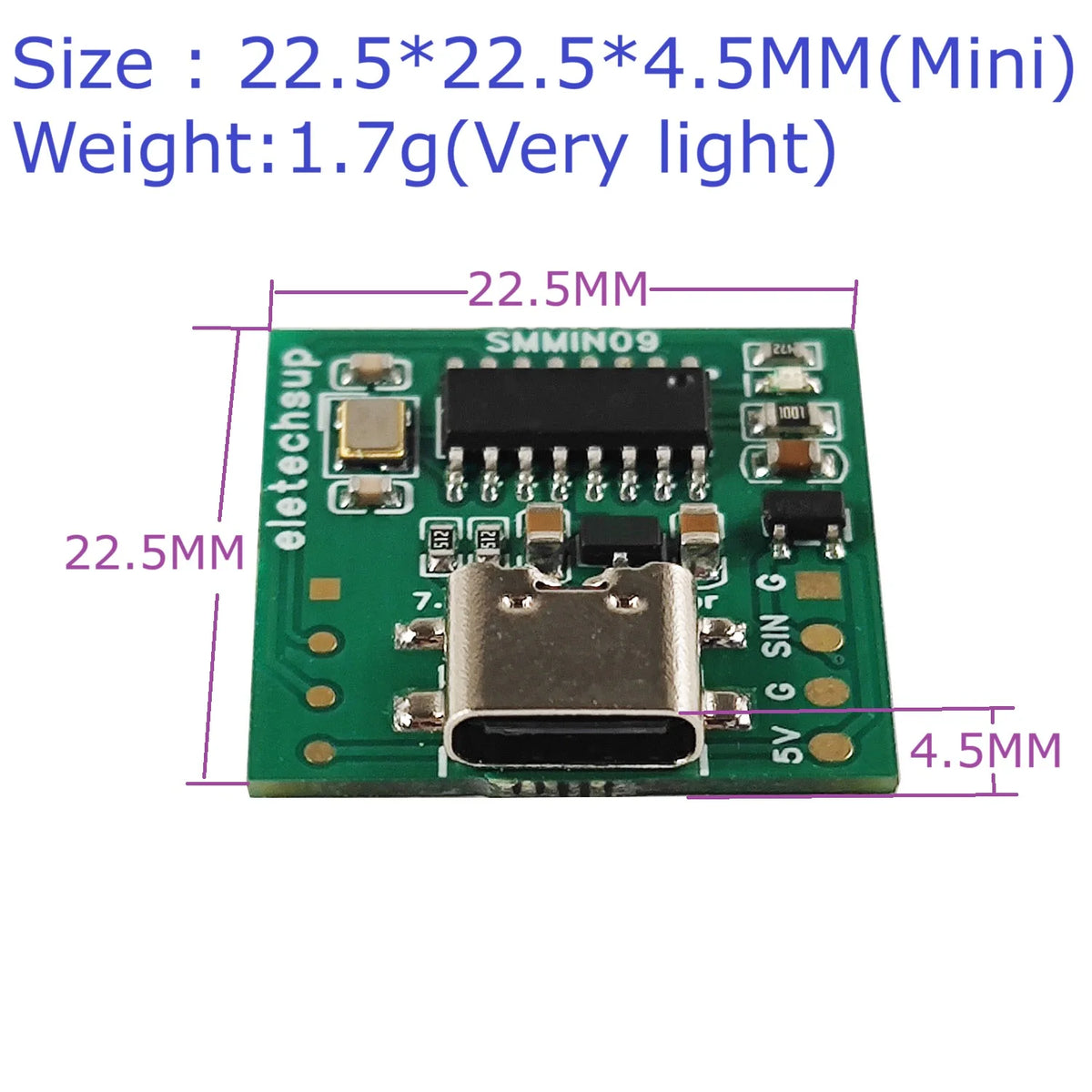 SMMIN09 7.83Hz Schumann Wave Pulse Generator Type-C