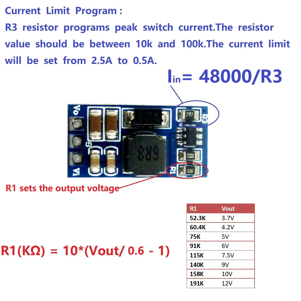 ND0412SA Highly Efficient 7W Mini Boost Step-up Converter Board for Arduino - Converts 2.6-6V to 5V / 6V / 9V / 12V DC