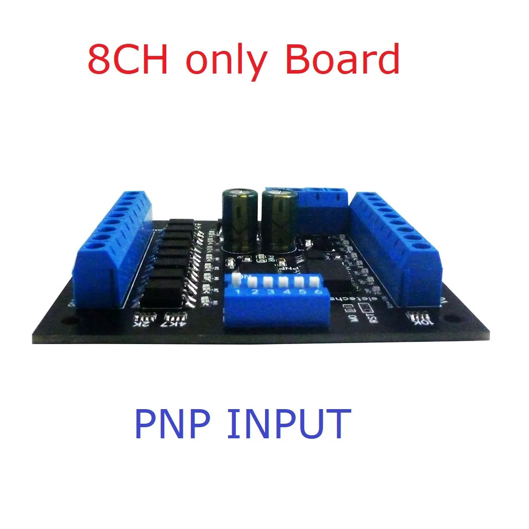 23IOA08 DC 12V 24V 8DI-8DO NPN/PNP Optically Isolated Input & 300MA NPN Solid State Relay Output RS485 IO Module Modbus Rtu Board
