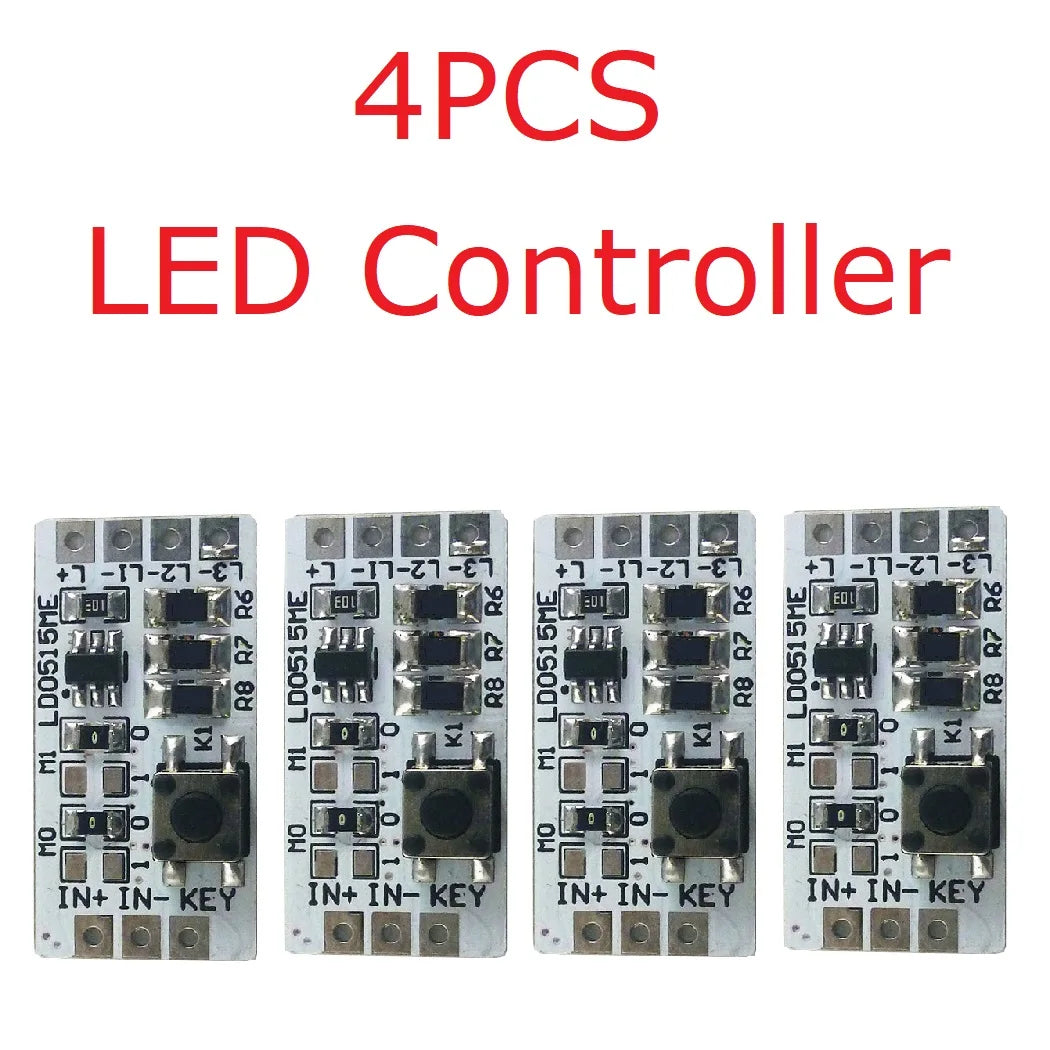 LD0515ME DC2.5V-5V 1200MA Multifunctional LED Controller Working Mode Current Can be Set ON/OFF Flashing SOS Flashlight USB Lighting Lamp
