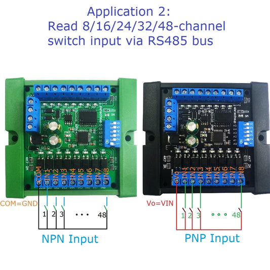 23IOB16 RS485 Remote Control Switch DC 12V 24V 16 Input 16 Output PLC IO Expansion Board 01 02 03 05 06 15 16 Modbus RTU Module