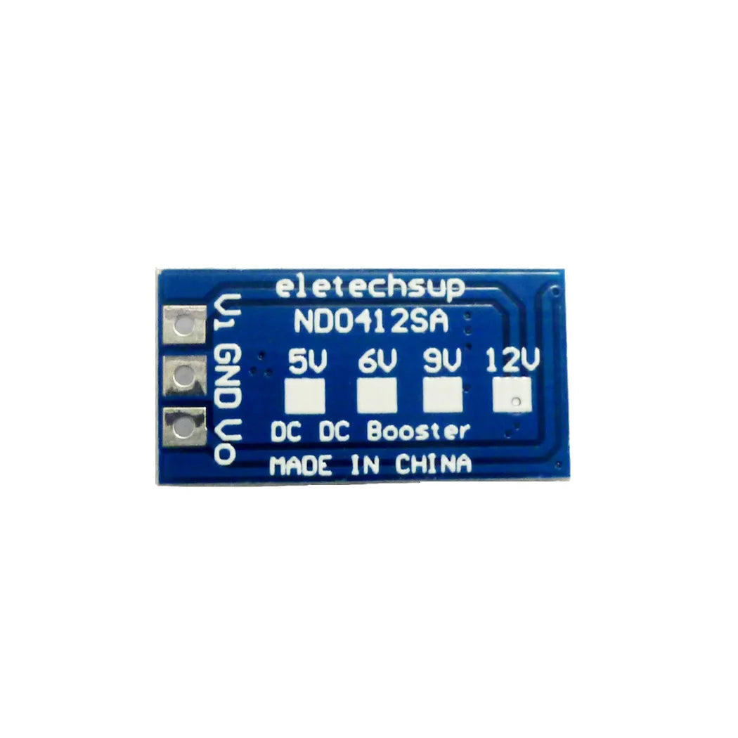 ND0412SA Highly Efficient 7W Mini Boost Step-up Converter Board for Arduino - Converts 2.6-6V to 5V / 6V / 9V / 12V DC