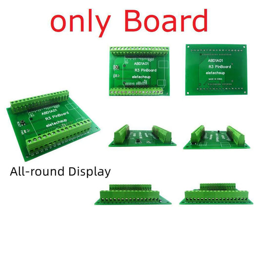 ABD1A01 For R3 Shield DIN Rail Mount Screw Terminal Block Adapter Module for Arduiuo PLC Industrial equipment