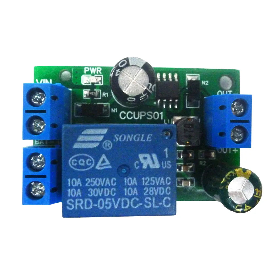 CCUPS01 DC 6V-60V UPS Automatic Switching Power-OFF Protection Module for WIFI Router Camera PTZ Security Equipment