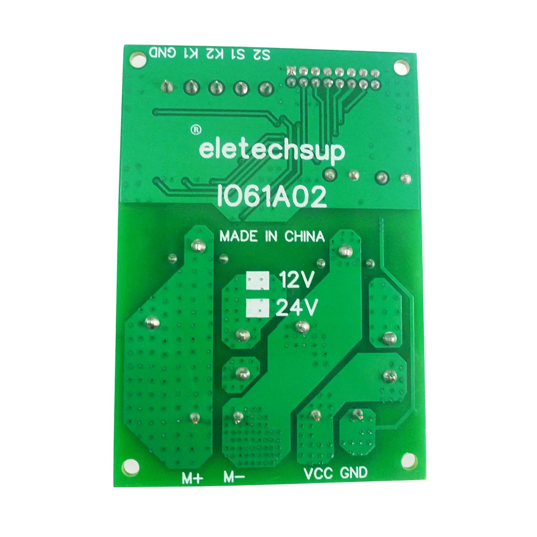 IO61A02 30A DC 12V 24V Multifunction Forward Reverse Limit Start Stop Pusher Motor Controller Board Electric for Curtain Automatic Door