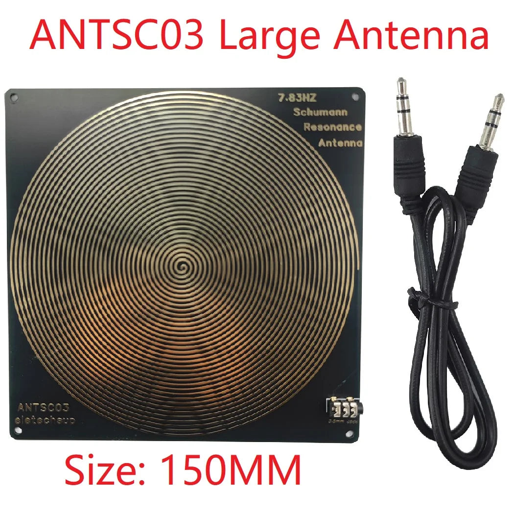 SMKYF34 Schumann Generator 0.01HZ-500KHZ High-precision 4 External Antenna Interface Cascadeable 7.83 Equipment OLED Display Timer