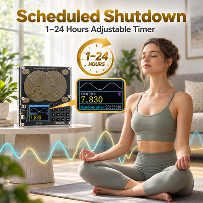 Schmann generator Healpul Large Antenna Frequency Generator with Timer Adjustable Schumann Resonance Generator|0.01Hz-200kHz Meditation
