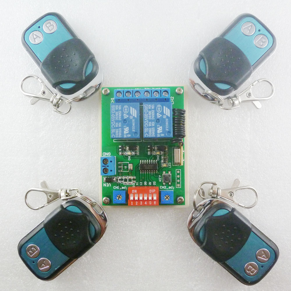 CE029B Momentary Latch Toggle Independent Setting DC5V ASK RF Wireless Delay Relay