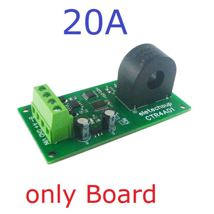 CTR4A01 5-20A 220V 60HZ RS485 Current Collector Ammeter MODBUS PLC AC Transformer Meter