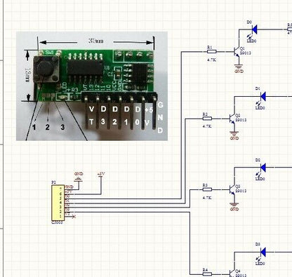 CJ018 forArduno Sample Code DIY RF Wireless Remote Control with Arduino PT2262 Encode