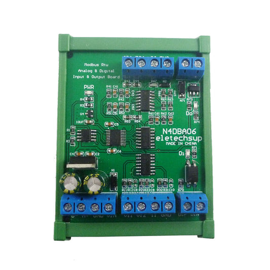 N4DBA06 8CH 0-5V 0-10V 4-20MA Voltage Current Signal Generator Detector RS485 Modbus RTU
