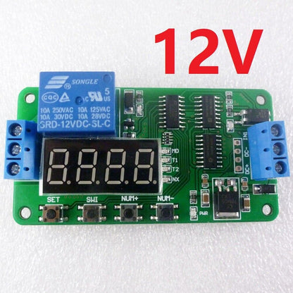 CE030 DC 5V 12V 24V Multifunction Delay Relay Time Switch Turn on/off PLC Module