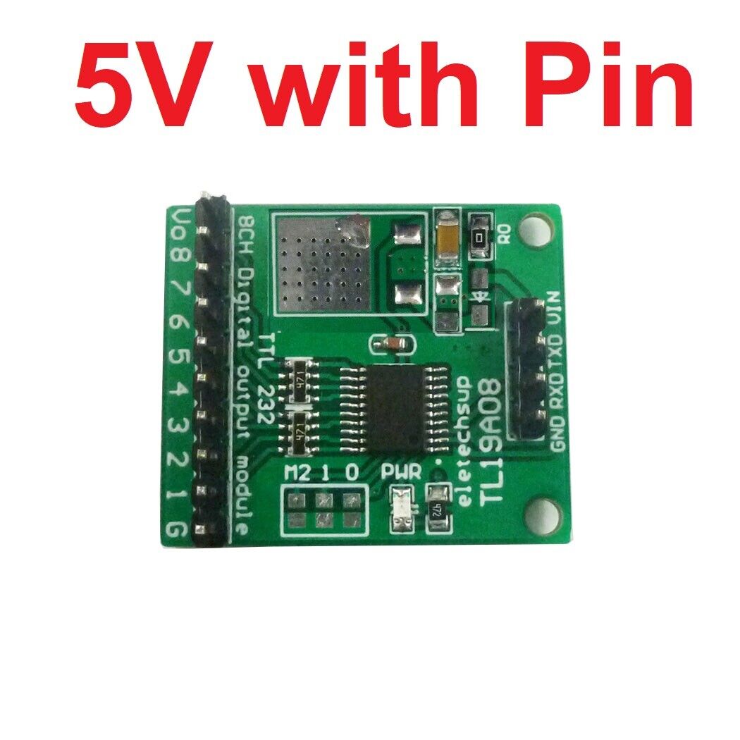 TL19A08 TL19B08 8ch Modbus Rtu AT Command RS232(TTL)PLC Module PC UART IO Control Switch Board