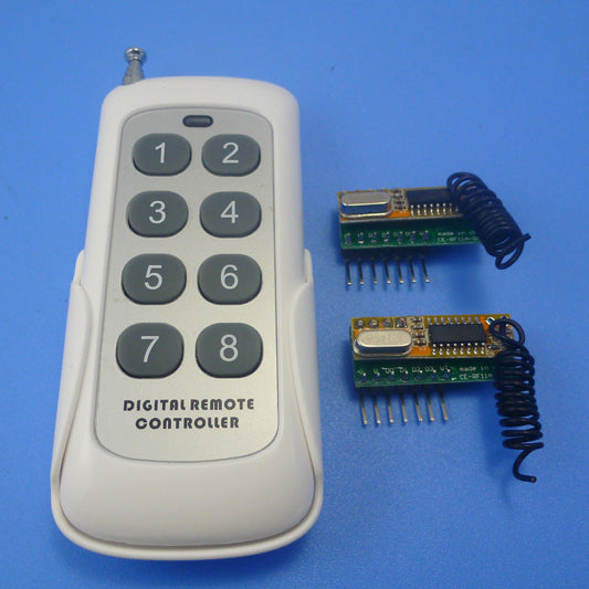 RF11A04 8 Channels RF Fixed Code Controlled for Arduno DIY Wireless Entry Alarm