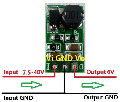 DD4012SA 5W 7-40V to 3-12V  DC DC Buck Converter Module Step-Down Voltage regulator