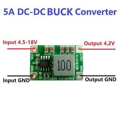 ND1805TA 5A DCDC Converter Step-Down Buck Module 4.5-18V to 3V 3.3V 3.7V 4.2V 5V 6V