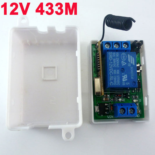 CE033A DC 12V 433MHz Relay Wireless RF Switch On/off Switch + Delay Time Timer