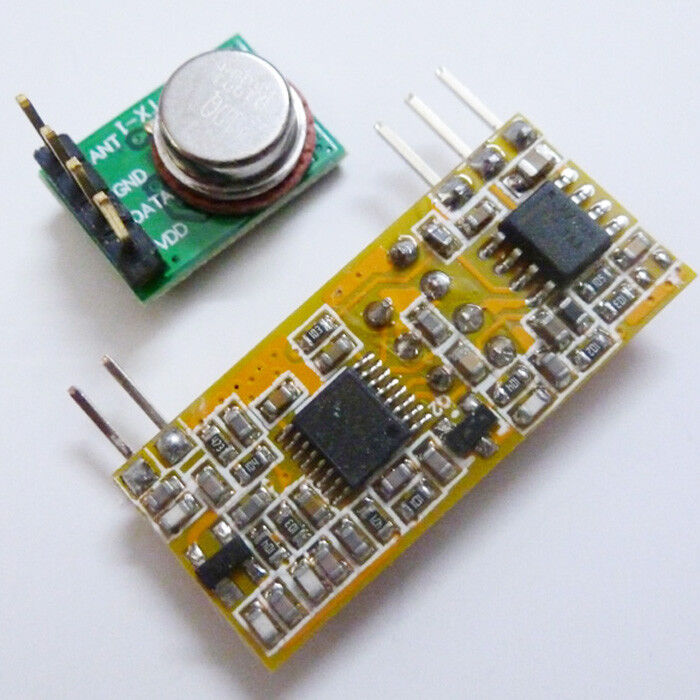 ASK OOK RF Wireless Link Kit Super-heterodyne 433MHZ -114dBm High Sensitivity