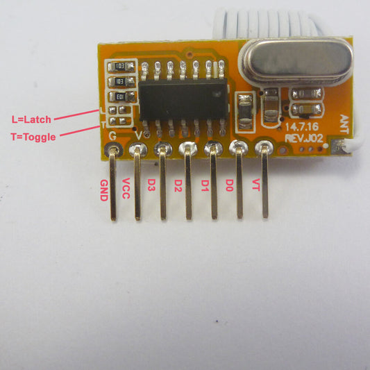 315MHz ASK Super Heterodyne 2272 forArduno Decoder Receivers  RF Wireless Module