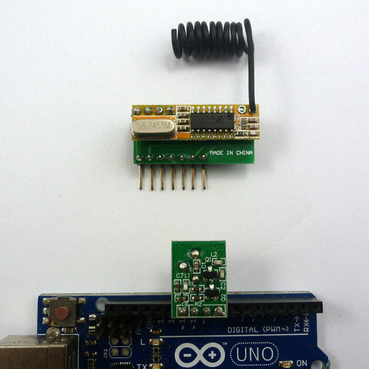 CJ018 forArduno Sample Code DIY RF Wireless Remote Control with Arduino PT2262 Encode