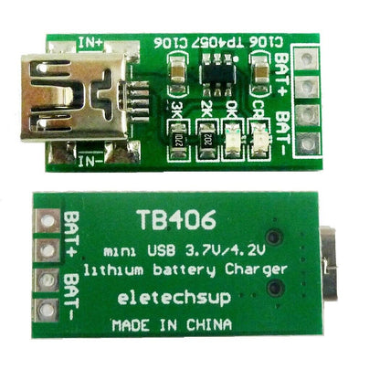 TB406 USB Li Lithium Battery Charger TP40574.5V 5V 6V 7.5V to 4.2V Step-down Board