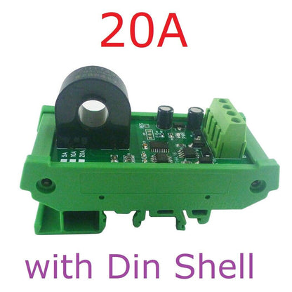 CTR4A01 5-20A 220V 60HZ RS485 Current Collector Ammeter MODBUS PLC AC Transformer Meter