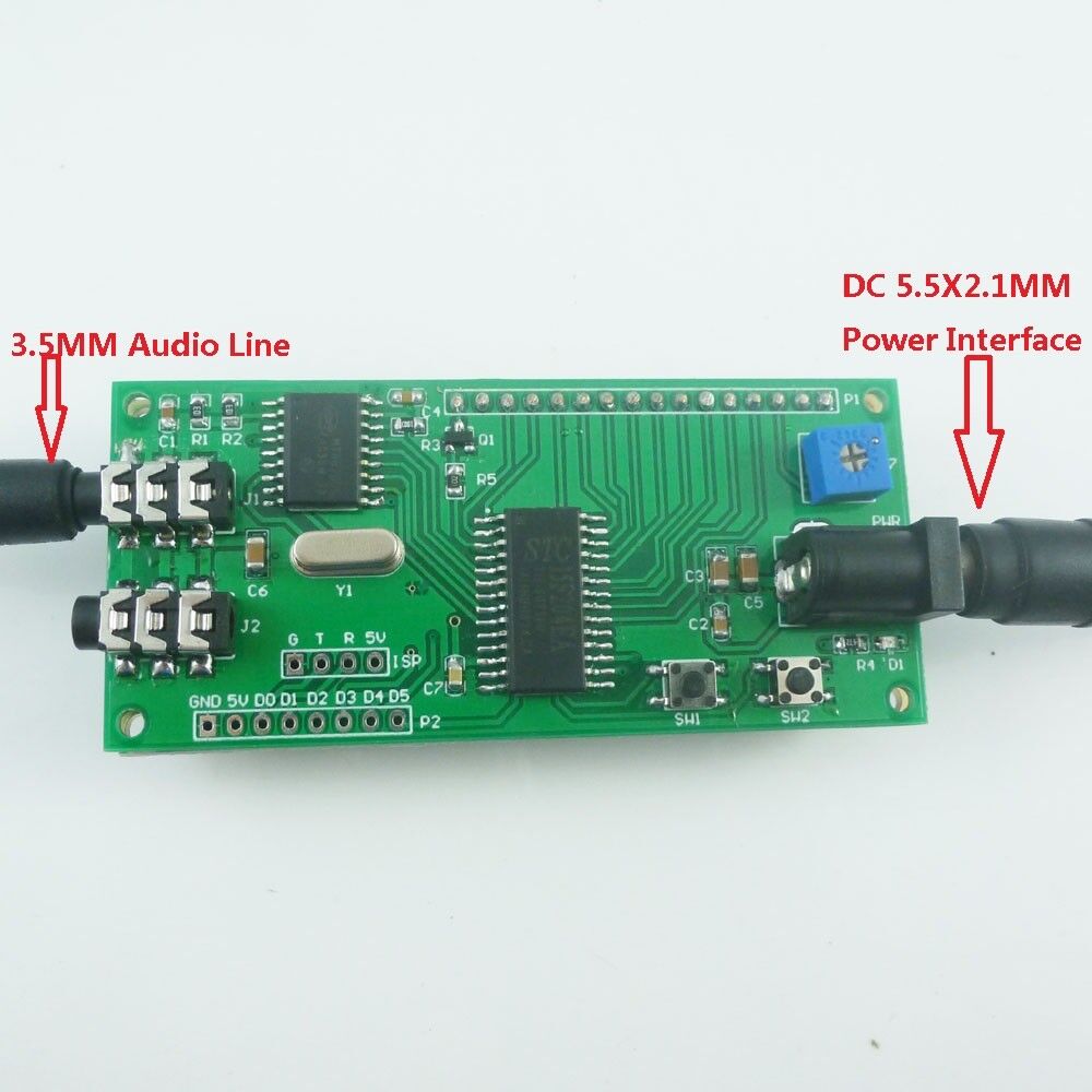 DTMF decoder with LCD Display MT8870 Audio Voice Module for Mobile phone key pad