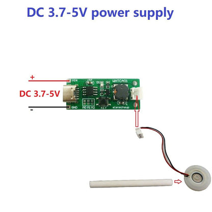 WHTCA01 TYPE-C USB Ultrasonic Atomizing Humidifier Module Fogger Mist Generator