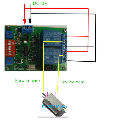 CE029A 433Hz 12V RF Adjustable Delay timer Wireless Remote Control Relay Switch 1TX+4RX