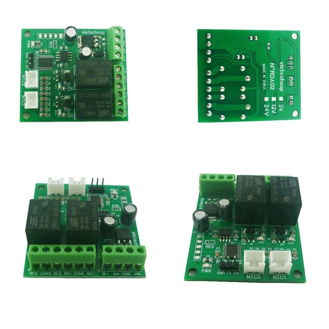 NTROA02 2AI-2DO NTC Relay RS485 RS232(TTL) AnalogTemperature Input Relay Output NTROA02