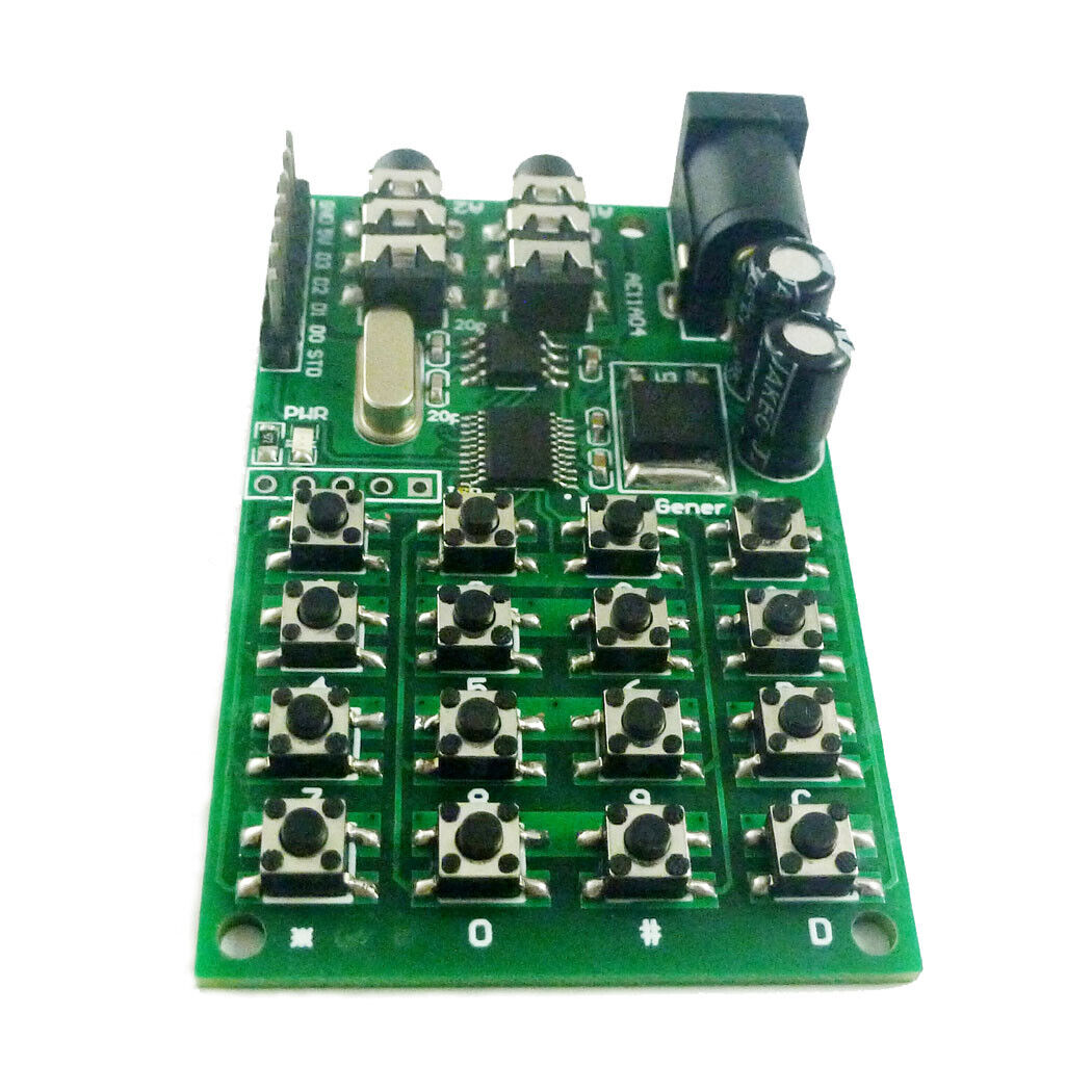 AE11A04 DTMF Generator Dial Keypad Audio Encoder Wireless MT8870 Display Relay C
