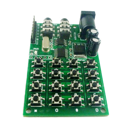 AE11A04 DTMF Generator Dial Keypad Audio Encoder Wireless MT8870 Display Relay C