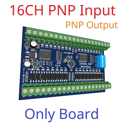 25IOA08 25IOB16 25IOC32 8-32 DI-DO PNP to PNP RS485 Modbus Rtu Remote IO Module DC 12-24V 300MA DMOS PNP
