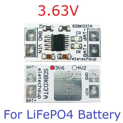 SDBK03TA 1A 3.7V Li-ion Li-Po / 3.2V LiFePO4 Battery 4.2V 3.6V Charger MPPT Solar Control