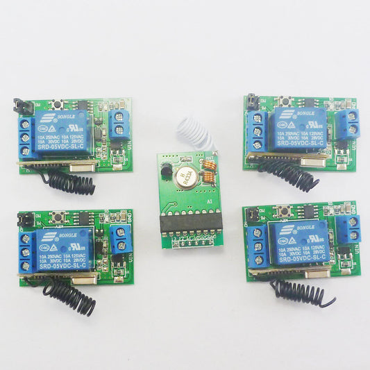 CE033B DC5V 433MHz Transmitter Control Delay Relay Receiver Kits Arduino Wilress Bulb