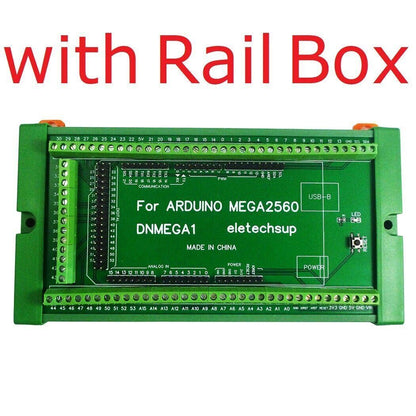 DNMEGA1 DIN Rail Mount Screw Terminal Block Adapter Module for Arduno MEGA2560 R3