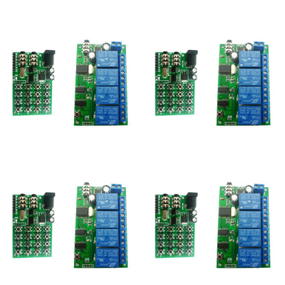 AD22B04 12V 4ch MT8870 DTMF Tone Signal Decoder Relay Phone Remote Control PLC