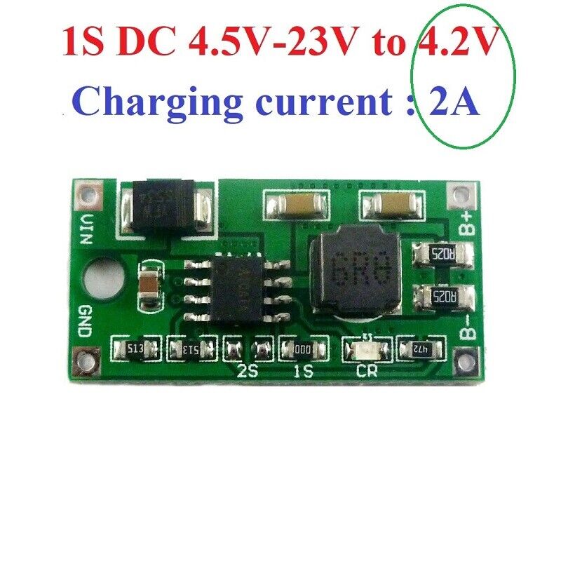 DD23CRTA 1S 2S 3S Li-Ion Lipo 4.2V 8.4V 12.6V Charger for 3.7V 7.4V 11.1V Battery 18650