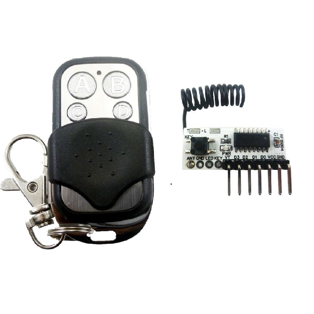 RF15B04 4 Channels RF ASK Wireless Control 135uA -117dBm 4 CH Decoder LED Arm Doorbell