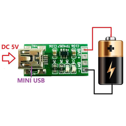 TB406 USB Li Lithium Battery Charger TP40574.5V 5V 6V 7.5V to 4.2V Step-down Board