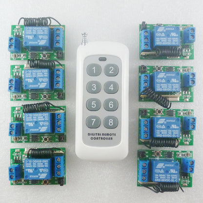 CE033B DC5V 433MHz RF Wireless Remote On/off Switch + Delay Time Timer Controller Link