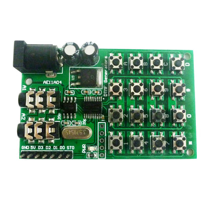 AE11A04 DTMF Generator Dial Keypad Audio Encoder Wireless MT8870 Display Relay C