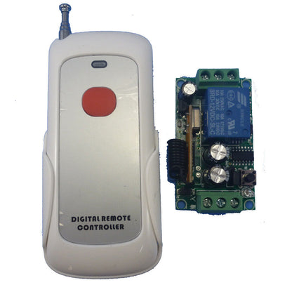 AK029 1 Channel Receiver DC12V & 1 Buttons RF Wireless Commander Remote Controller